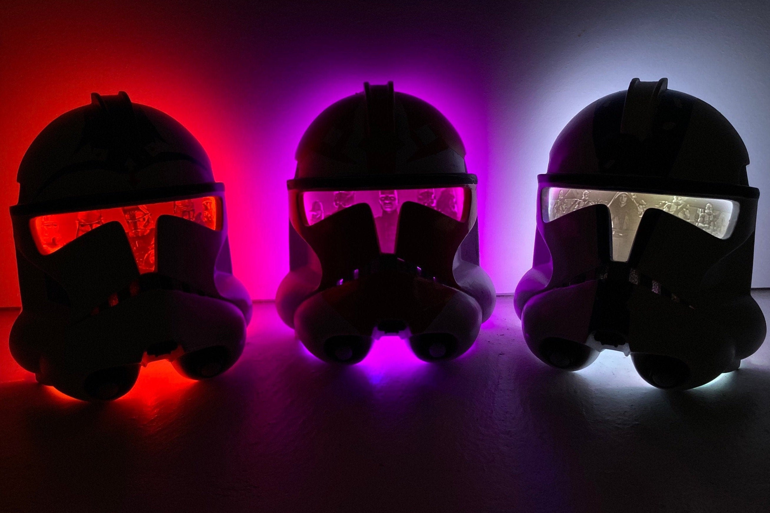Star Wars LED customizable Clone Trooper wall art | Etsy