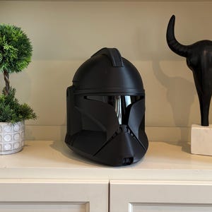 DIY Clone Trooper Helmet phase 1 Plastic PLA 3D printed  - create your own wearable clone trooper Helmet from the Clone Wars
