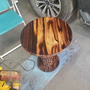 SOLDHandmade Shou sugi ban accent table