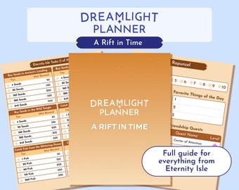 Dreamlight Valley: A Rift in Time Planner - Eternity Isle Guide (Printable, Goodnotes Template)