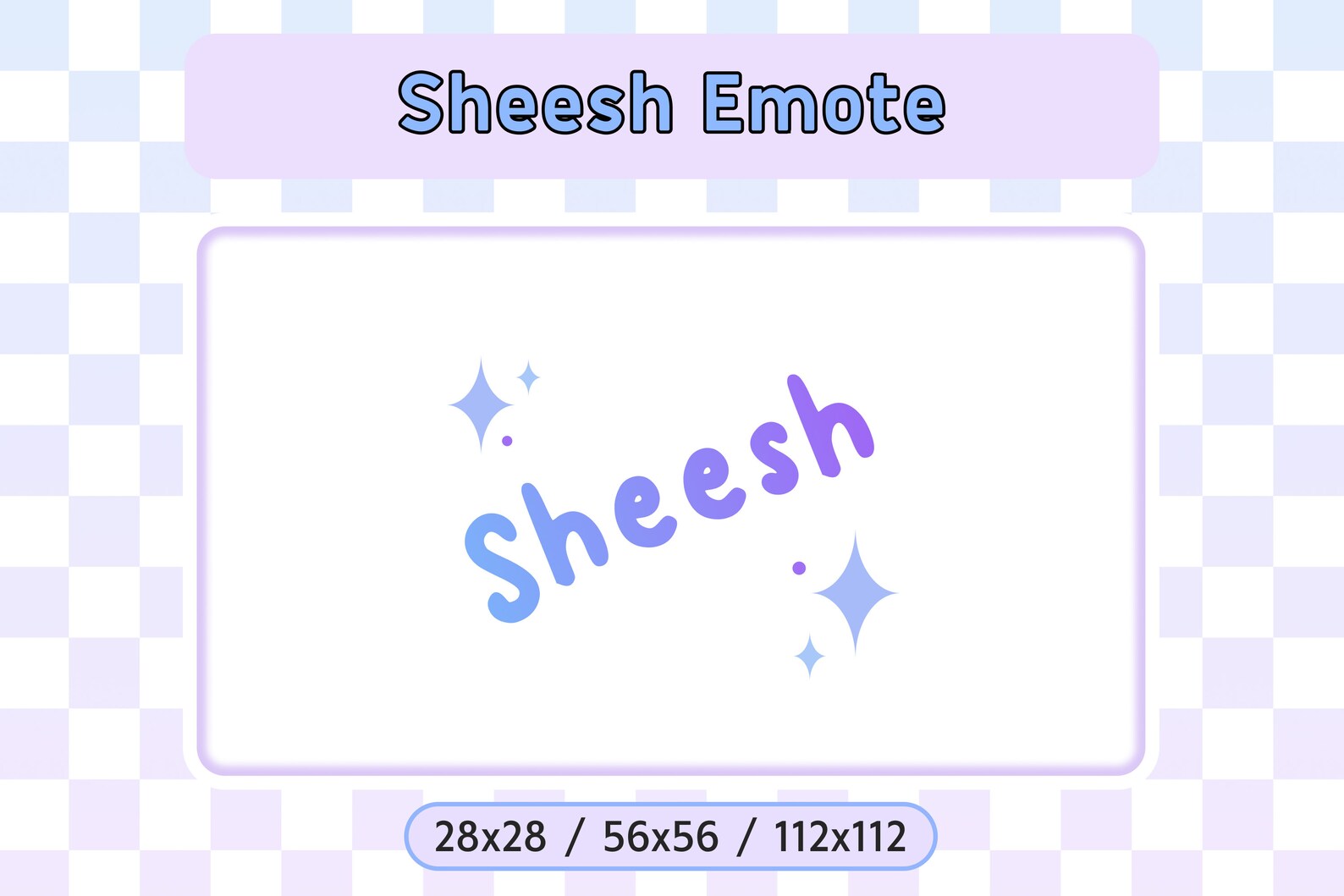 Twitch Emote Sheesh Streamer Discord Chat | Etsy