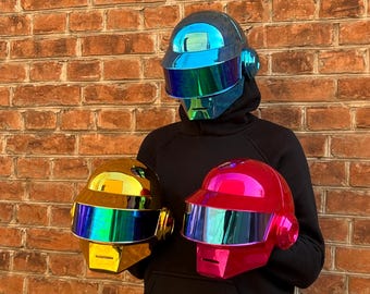 Hełm Thomasa Bangaltera, chromowany cosplay, edycja limitowana, hełm Thomasa Bangaltera, elektroniczny hełm, futurystyczny hełm