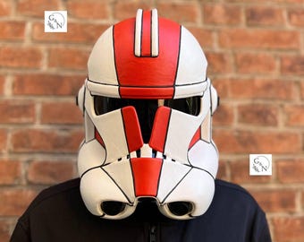 Handmade Phase 2 Clone Trooper Helmet: Star Wars Cosplay Prop