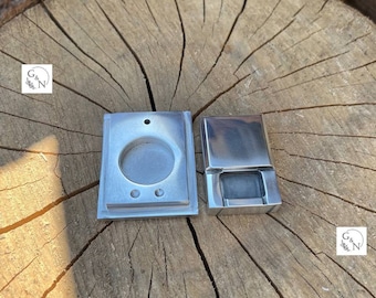 Aluminum Shoulder Buckle Set for Mandalorian Costume, Aluminum Buckles, Mandalorian Armor Accessories, Star Wars Inspired Costume
