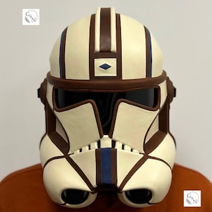 Handmade Phase 2 Clone Trooper Helmet: Cosplay Star Wars Armor (59-61cm)