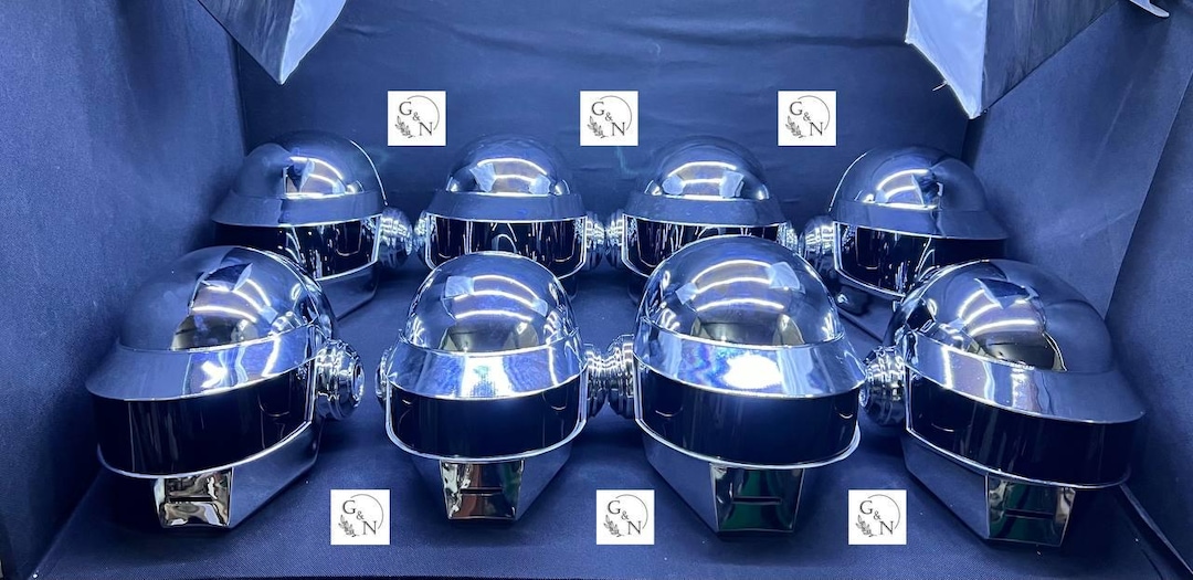 Хромированный серебряный шлем «daft Punk Thomas», шлем, мужской шлем ...