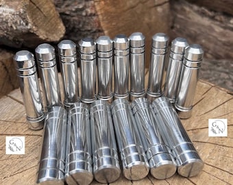 Large Set of Mandalorian Aluminum Cylinders, Aluminum Cylinders, Mandalorian Costume Accessories, Cosplay Armor Parts, Star Wars Inspired