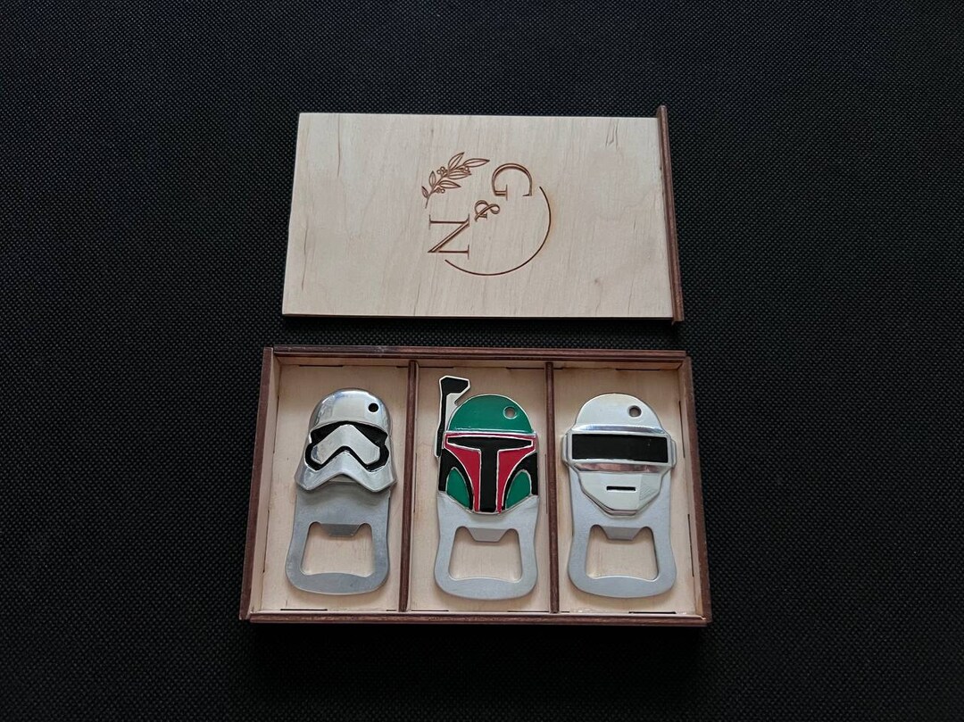 Giftset of Bottle Openers star Wars, Bottle Openers, Cosplay Bottle Opener, Man