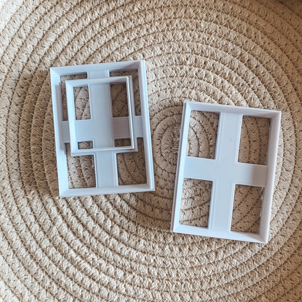 Polaroid 3D printed cutter  Polaroid Frame Cutter  Polaroid Frame Polymer Clay cutter  Polaroid Cookie Cutter
