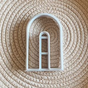 Large Arch Polymer Clay Cutters boho cookie cutter larch arch cut out stencil cookie cutter simple thick arch