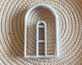 Large Arch Polymer Clay Cutters boho cookie cutter larch arch cut out stencil cookie cutter simple thick arch