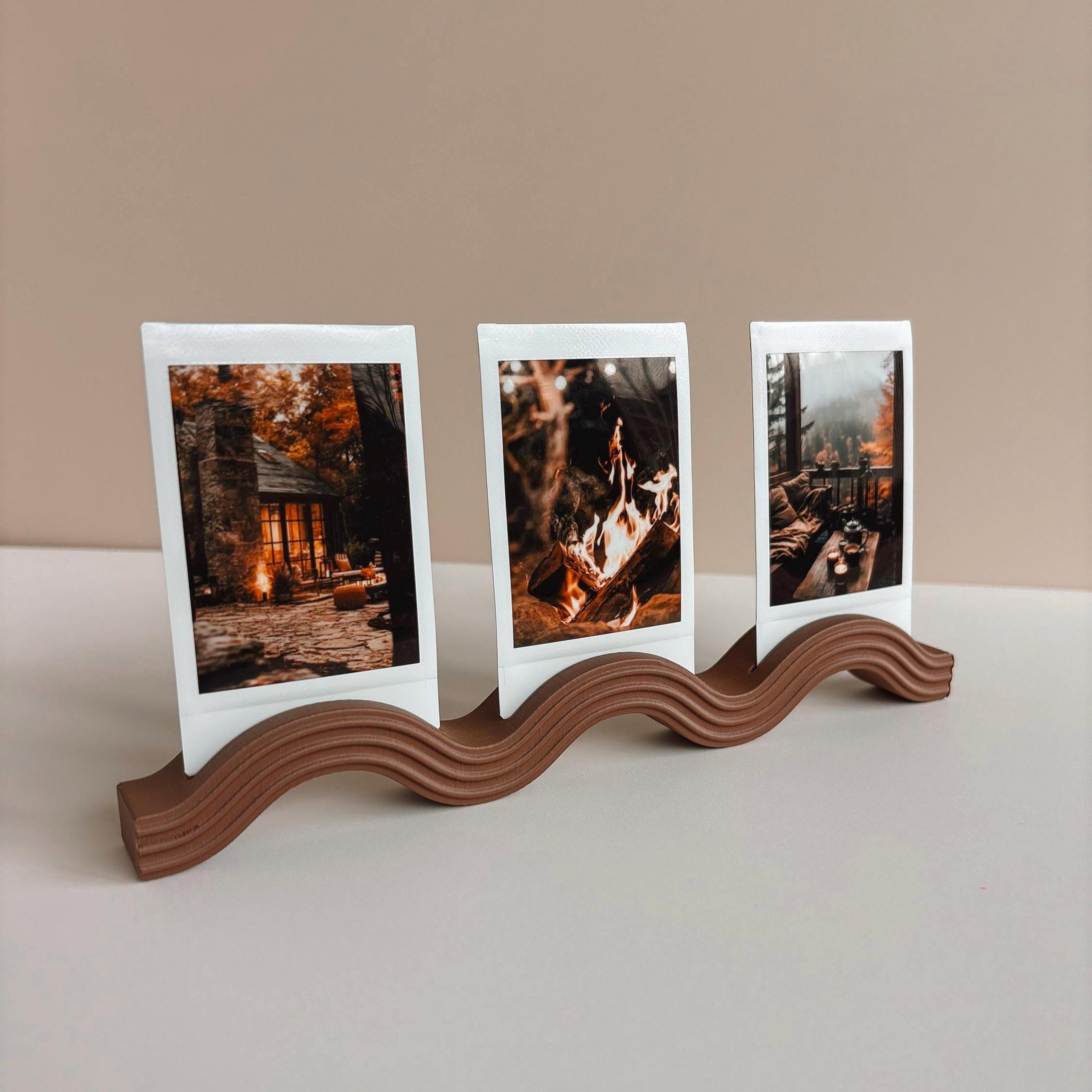 Minimalistisches Geschenk moderne Polaroid Erinnerung Erinnerungsstück Familienfoto Erinnerungsständer Wandbehang Polaroid Neutrales Geschenk für Hüttenliebhaber