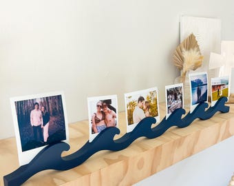 ocean wave wide chain polaroid photo stand for instax film photos gifted fujifilm instax framed photo gift fujifilm polaroid instax beach