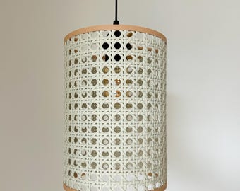 Pantalla de lámpara colgante, lámpara de decoración para el hogar de inspiración bohemia, pantalla de lámpara moderna y sencilla, regalo de inauguración de la casa, lámpara colgante bohemia