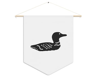bird wall decor custom bird themed nursery decor simple modern loon wall decor gift housewarming outdoor lover room wall art pennent banner