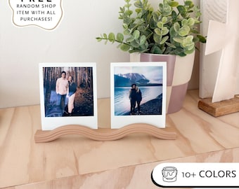 Wide Polaroid Picture Stand fujifilm instax film stand photo gifted film instax cam. picture framed photo gift instant film polaroid