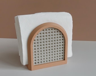 Serviettenhalter Serviettenhalter für Tisch Küche Wohnkultur Boho Serviettenschlitz Rattan Dekor Esstisch Accessoires Küchenaccessoires