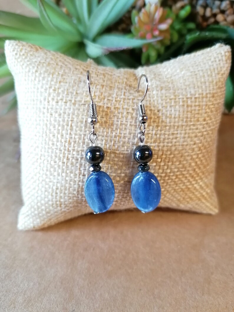 Natural stone earrings