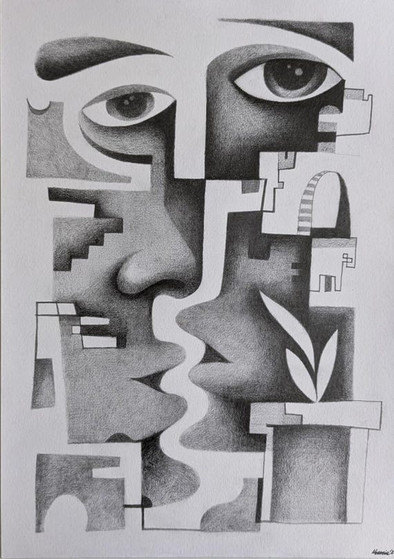 Interconnected Existence - Original Drawing