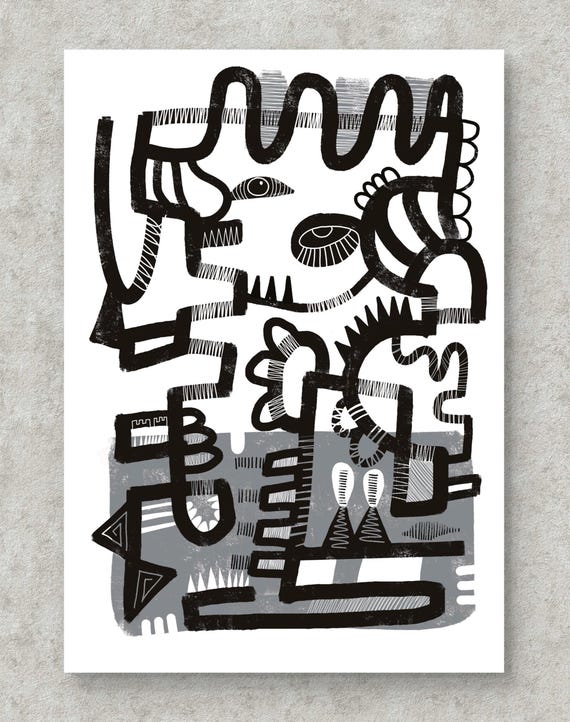 Electric Ritual – Limited Edition Abstract Print