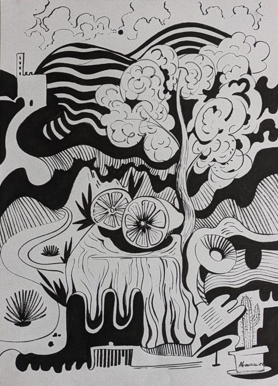 Lemons on the table – Original Painting