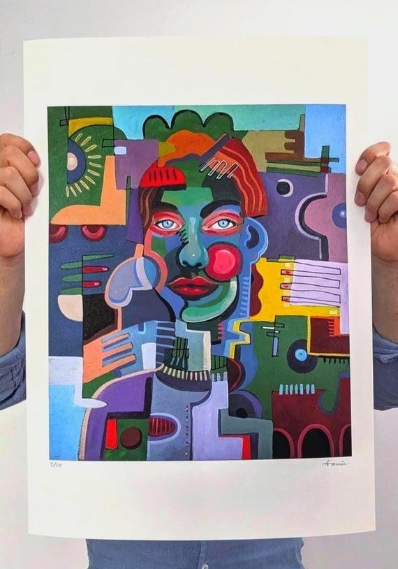 Anna K. – Surreal Portrait | Limited Edition Art Print