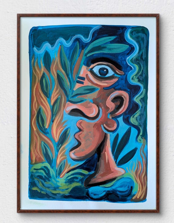 The Warrior - Original Painting