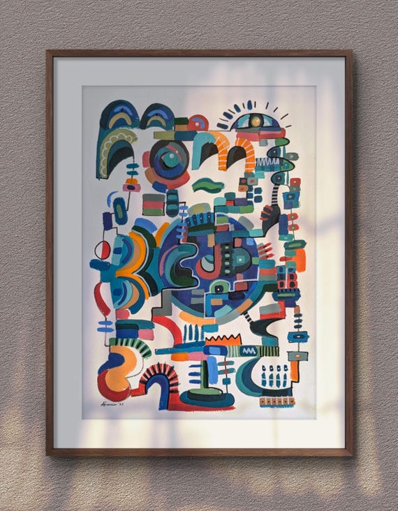Painting No. 12 - Collection Labirintos