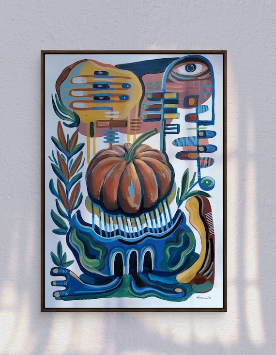 Saint Pumpkin - Original Painting