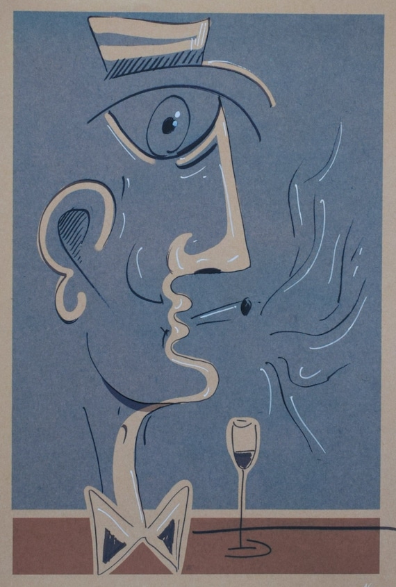 Thoughtful Cigarette - Limited Edition Art Print