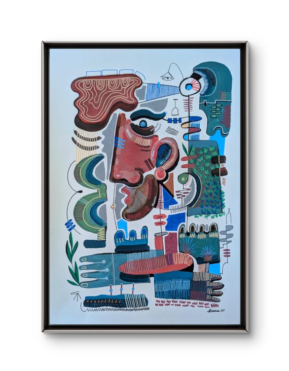 Portrait of an Unknown - Original Painting