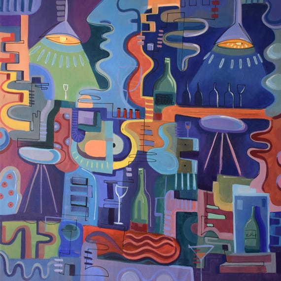 Cocktail Bar - Original Painting