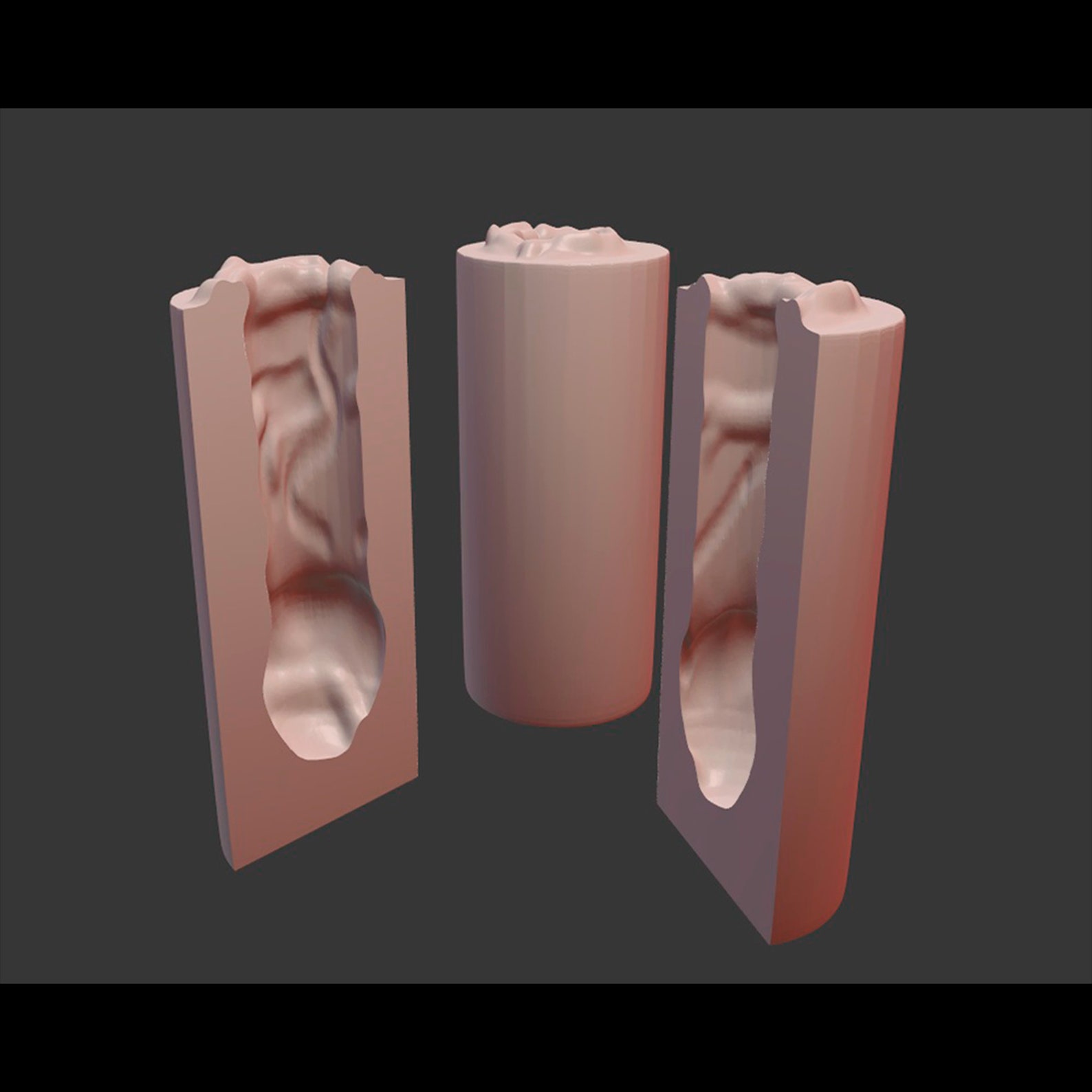 3d Printable Stl Mold Vagina Massager For Penis Male Etsy 1751