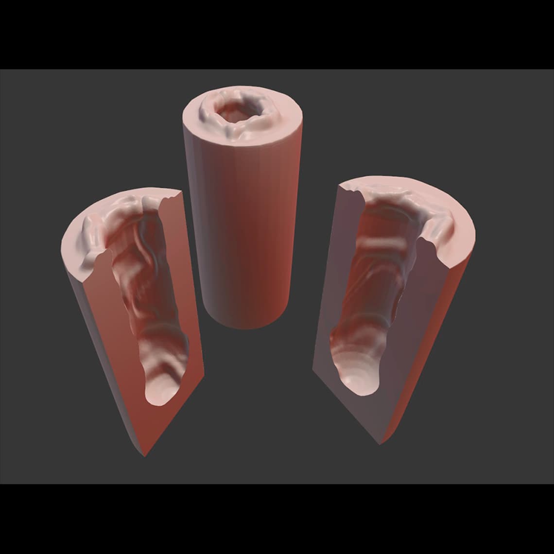 3d Printable Stl Mold Vagina Massager for Penis / Male Etsy