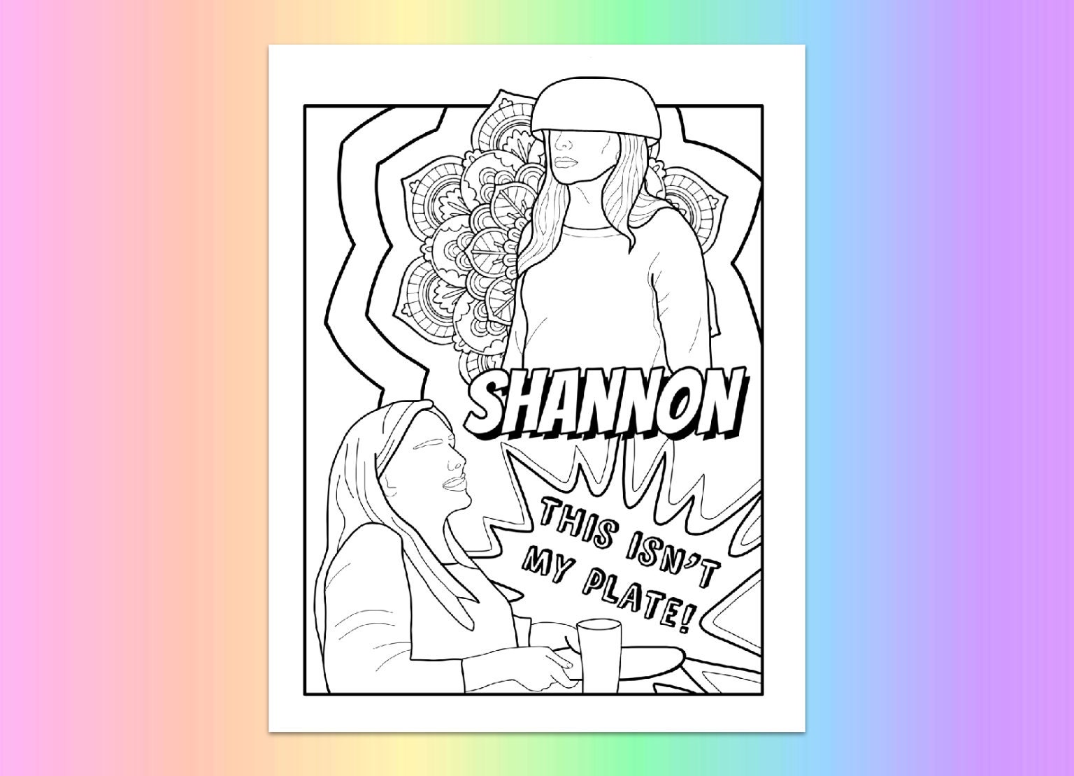 RHOC Printable Coloring Page the Real Housewives of Orange picture