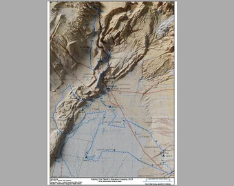 Atacama Ultramarathon Map