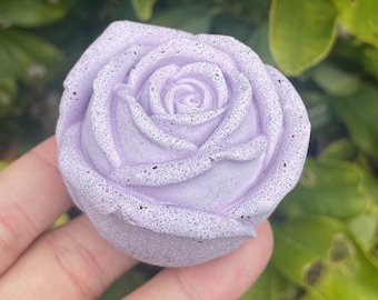 Rose Flower Cremation Memorial Ashes Keepsake Mini Urn, Outdoor Stone Urn, Palm Stone, Love Token, Cuddle Stone, Garden Keepsake Urn.