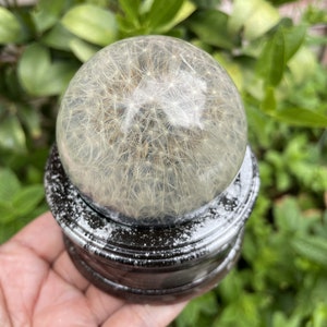 Dandelion Black with Silver Floating Small Cylinder Funeral Cremation Engraved Urn, Memorial Ashes Keepsake Small Urn, Cremation Urn Lamp