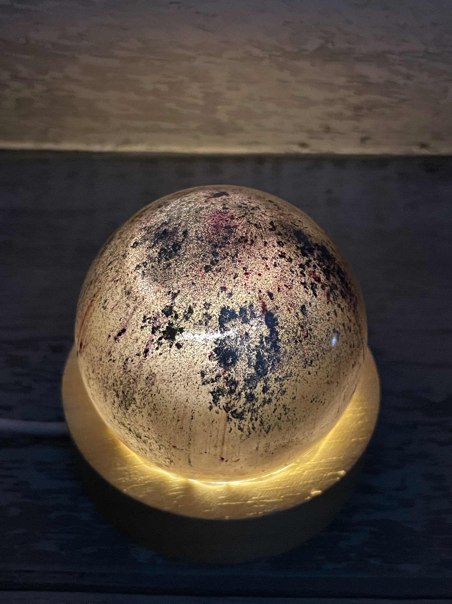 Galaxy Themed Sphere Cremation Urn Memorial Ashes Keepsake Etsy