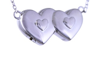 Double cremation necklace deals