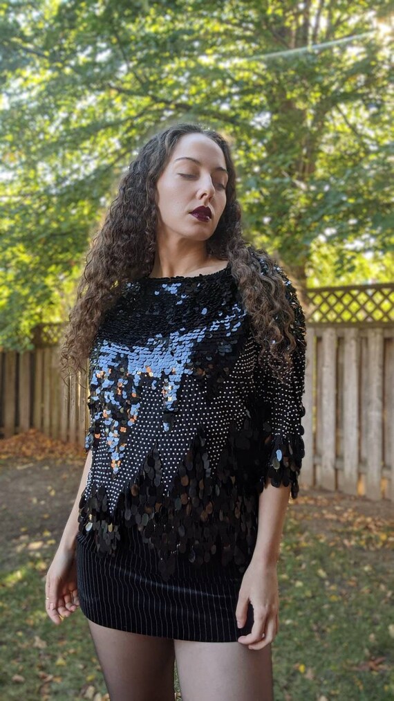Sequin Lightning top