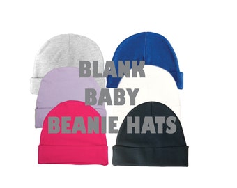 plain baby hats