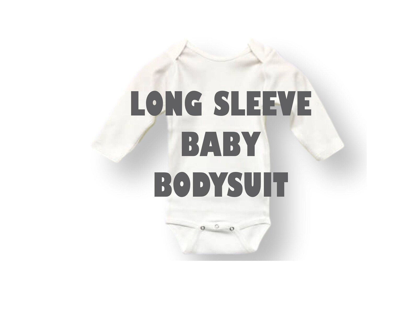Plain Baby Onesies Blank Baby Bodysuitslong Sleeve Baby Etsy