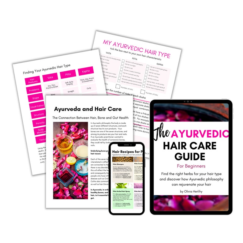 Ayurvedic Hair Care Guide for Beginners Ebook Scalp Treatment Hair