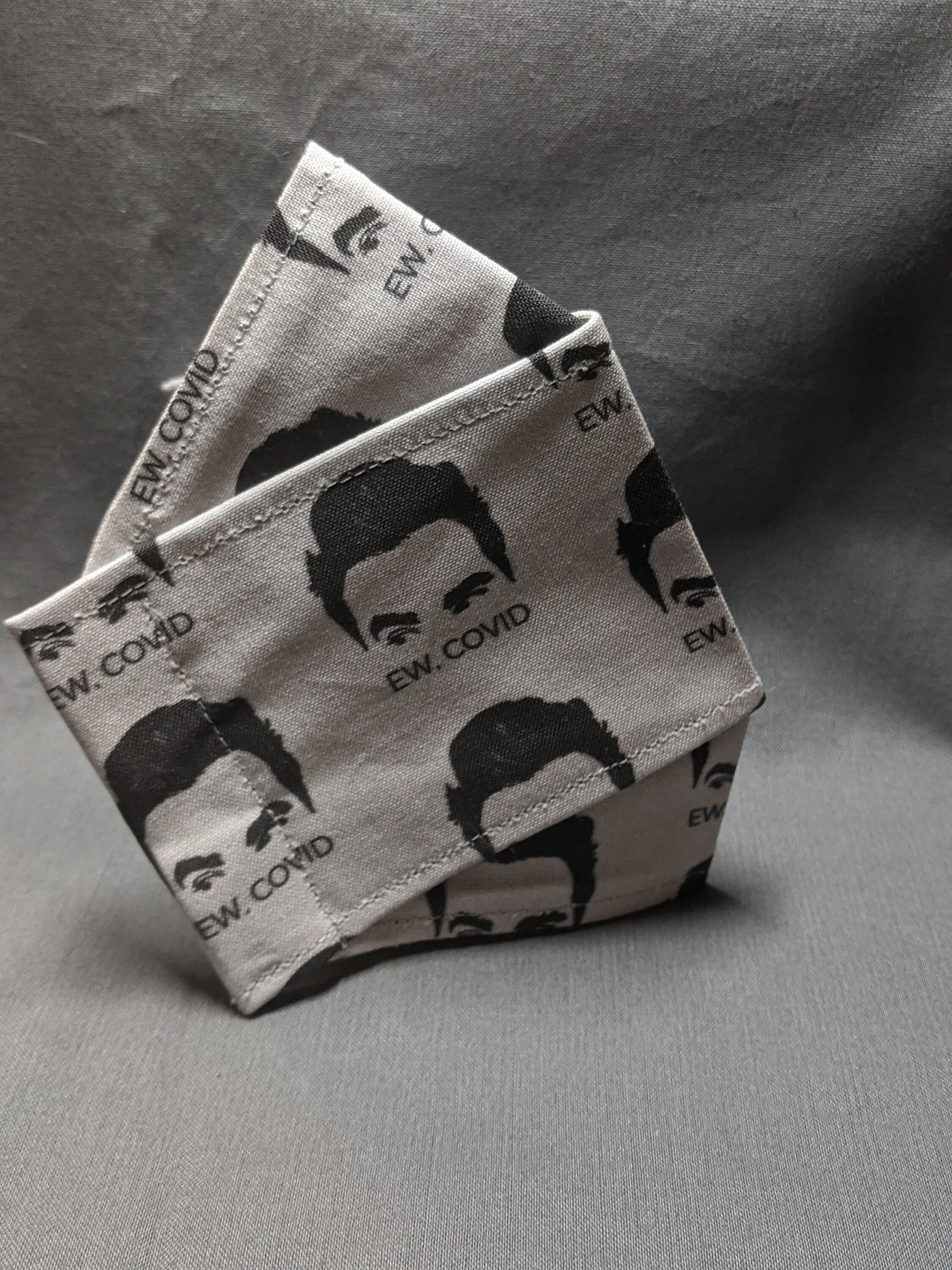 Ew, Covid David Rose 3D Origami Face Mask