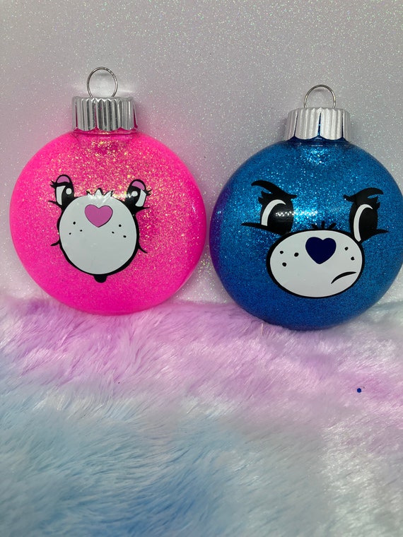 Care Bear Glitter Ornament
