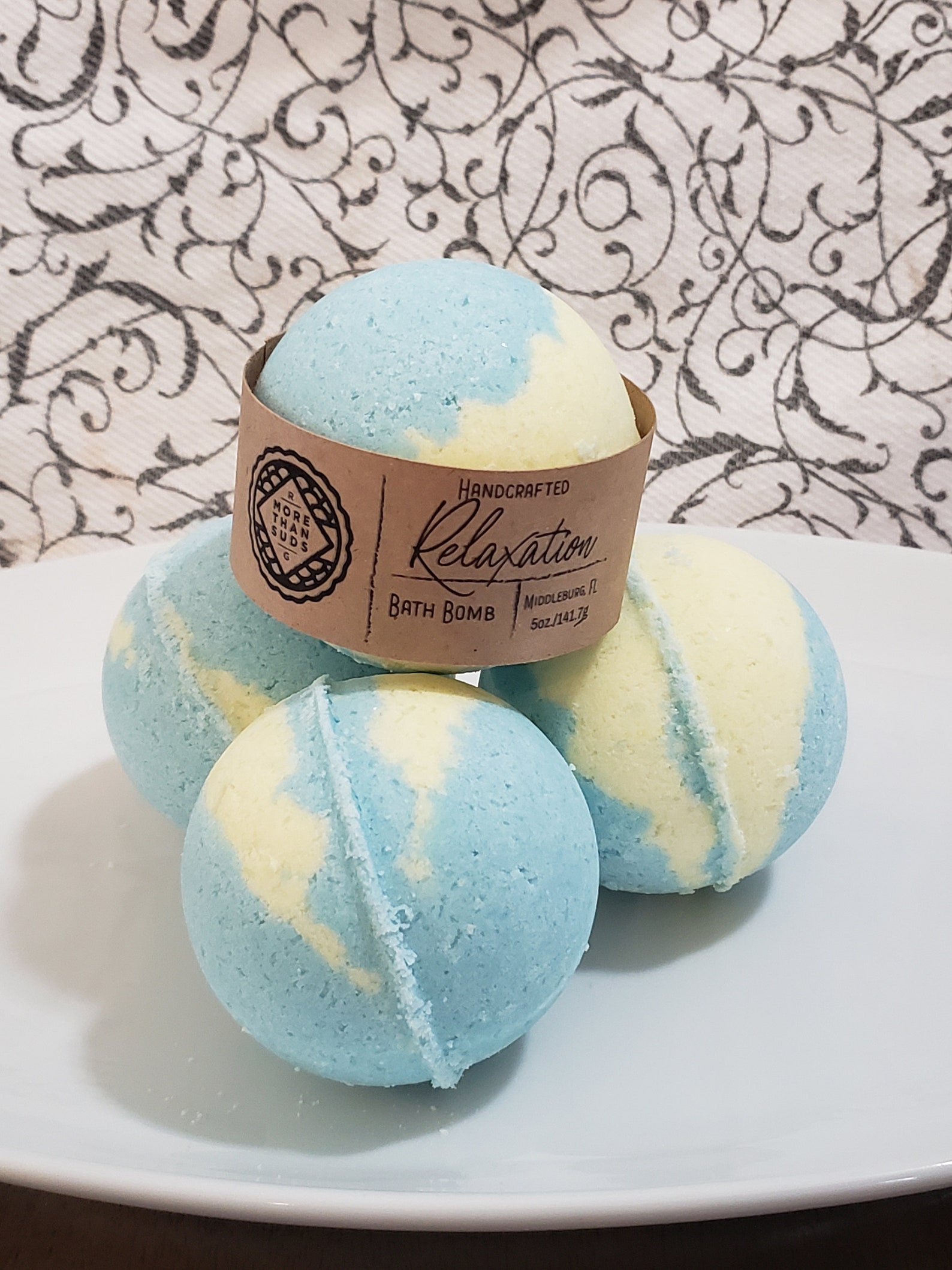 Relaxation Bath Bombs 5 oz Large Gift for Her Bath Etsy