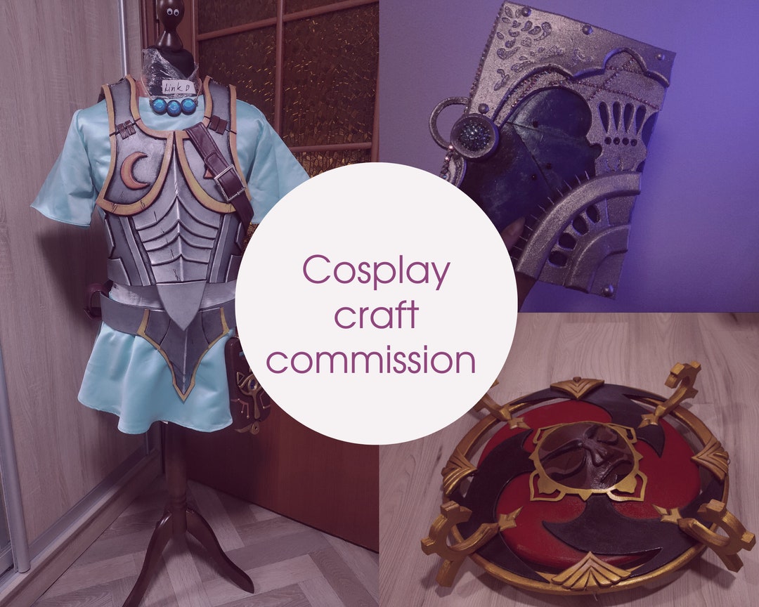 Cosplay Costume Commission. Cosplay Craft. Custom Cosplay. Props