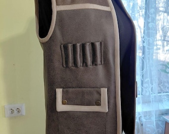 Retro Shooter Mercenary jacket for cosplay. Cosplay costume commissions.