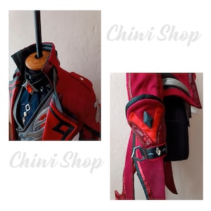 Diluc Red Dead of Night Genshin Cosplay Costume. Custom order image 5